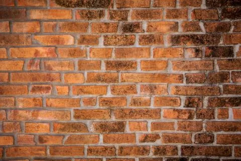 Brown brick wall Stock Photos