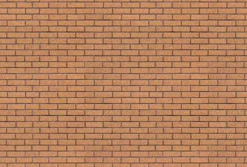 Brown brick wall seamless background texture image Stock Illustration