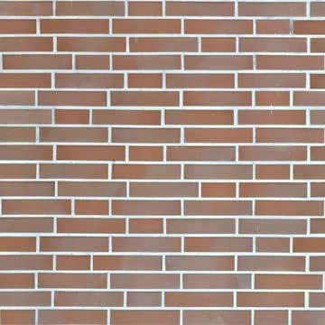 Brown Brick Wall Surface with Clean White Mortar Stock Photos