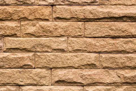 Brown brick wall texture Stock Photos