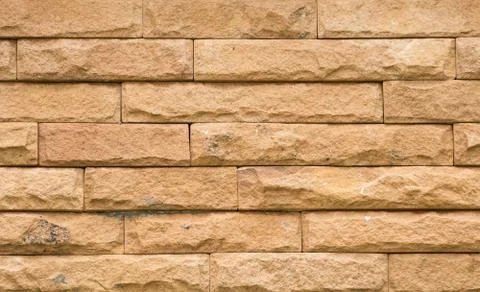 Brown brick wall texture Stock Photos