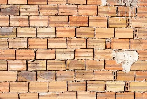 Brown brick wall texture Stock Photos