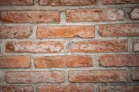 Brown brick wallpaper background texture Stock Photos