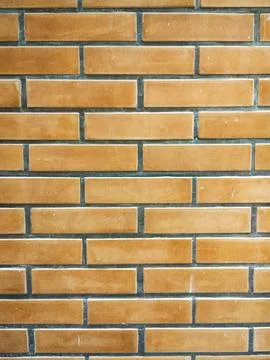 Brown brick walls Stock Photos