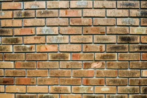 Brown bricks pattern Stock Photos