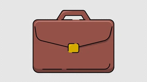 Brown briefcase Vidéo 335538943