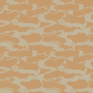 Brown Brush Strokes Seamless Pattern Background Stock Illustration