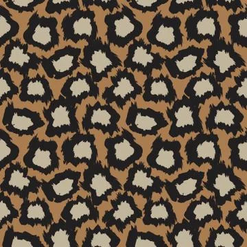 Brown Brush Strokes Seamless Pattern Background 스톡 일러스트