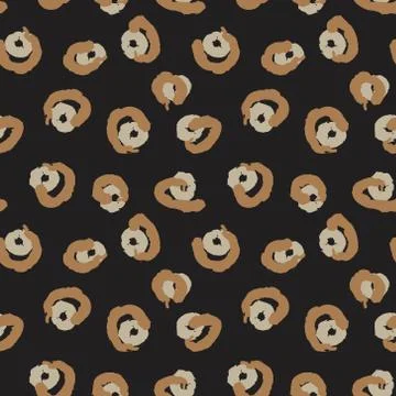 Brown Brush Strokes Seamless Pattern Background 스톡 일러스트