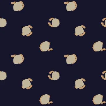 Brown Brush Strokes Seamless Pattern Background イラスト素材