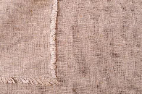 Brown burlap background. Foto stock