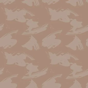 Brown Camouflage Abstract Seamless Pattern Background Stock Illustration