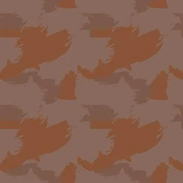 Brown Camouflage Abstract Seamless Pattern Background 스톡 일러스트