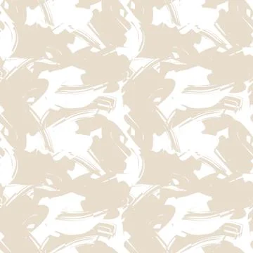 Brown Camouflage Abstract Seamless Pattern Background Stock Illustration