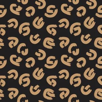 Brown Camouflage Abstract Seamless Pattern Background 스톡 일러스트