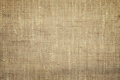 Brown canvas texture Stock Photos