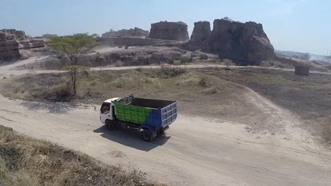 Brown Canyon, former mining excavation Stock Footage 118570842