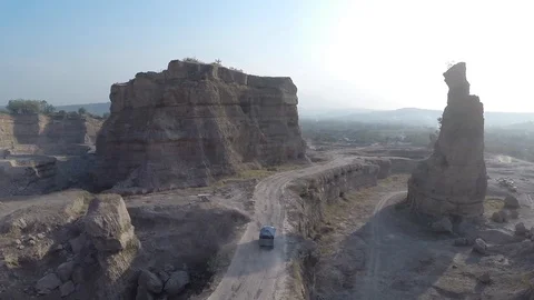 Brown Canyon, former mining excavation Stock Footage 118570979