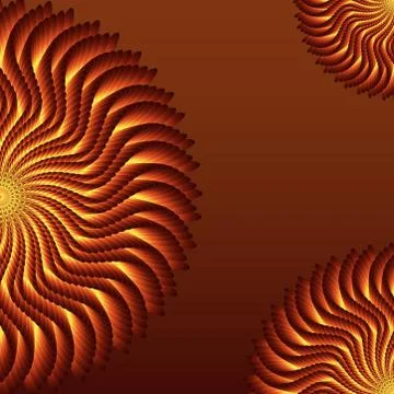 Brown Card Template, Background Illustrazione stock