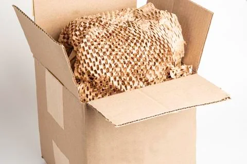 Brown Cardboard Packaging Box Stock Photos