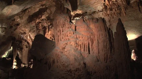 Brown cave Stock Footage 74062596