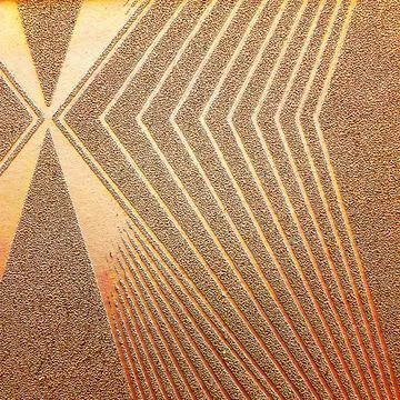 Brown ceramic tile with abstract pattern for wall and floor decoration. Concrete Stock Photos