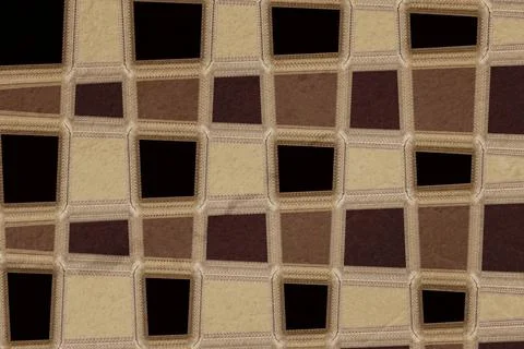 Brown chequered pattern Brown chequered background pattern Copyright: xZoo... Stock Photos