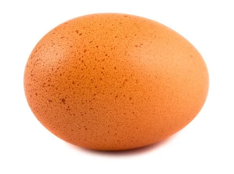 Brown chicken egg Stock Photos