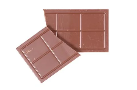 Brown chocolade bar Stock Photos