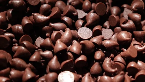 Brown chocolate chip texture background Stock Footage 302538553