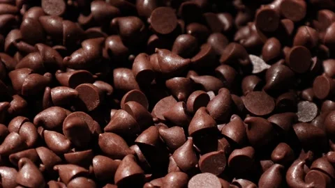 Brown chocolate chip texture background Stock Footage 302538679