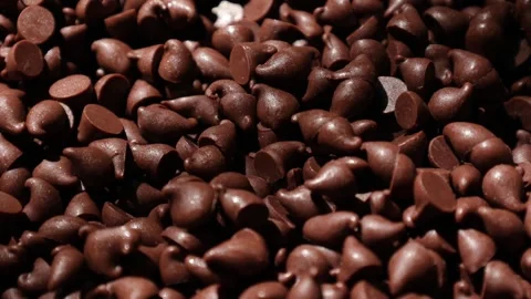 Brown chocolate chip texture background Stock Footage 302538767