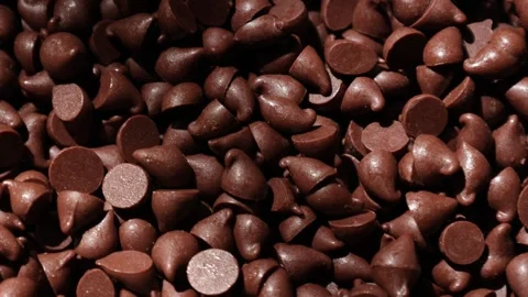 Brown chocolate chip texture background Stock Footage 302538797
