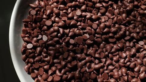 Brown chocolate chip texture background Stock Footage 302538890