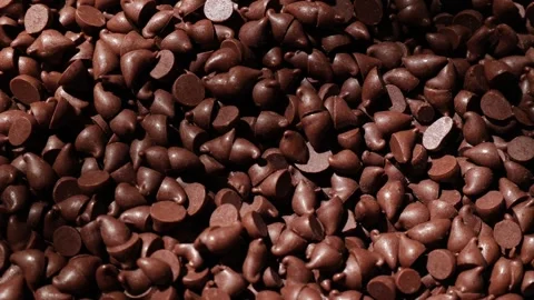 Brown chocolate chip texture background Stock Footage 302538932