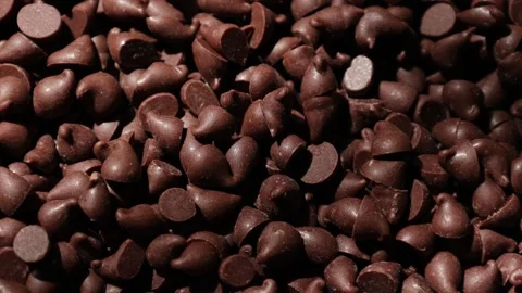 Brown chocolate chip texture background Stock Footage 302539168