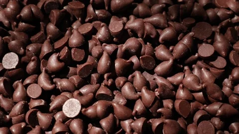 Brown chocolate chip texture background Stock Footage 302539188