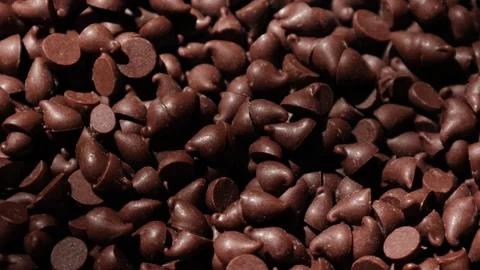 Brown chocolate chip texture background Stock Footage 302539210