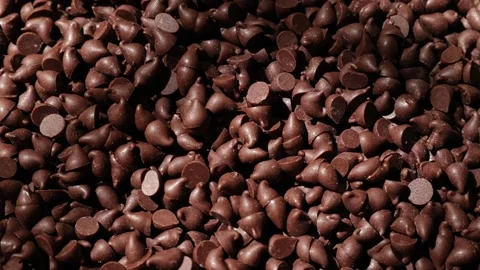 Brown chocolate chip texture background Stock Footage 302539294