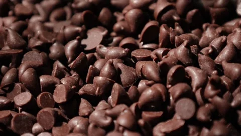 Brown chocolate chip texture background Stock Footage 302539309
