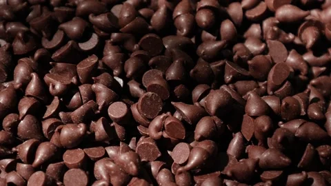 Brown chocolate chip texture background Stock Footage 302539373
