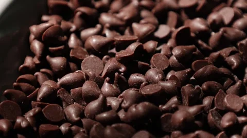 Brown chocolate chip texture background Stock Footage 302539383