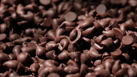 Brown chocolate chip texture background Stock Footage 302539386