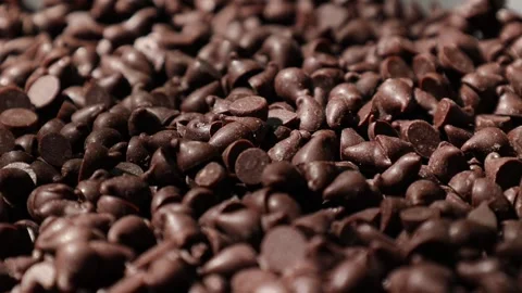 Brown chocolate chip texture background Stock Footage 302539427