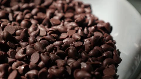 Brown chocolate chip texture background Stock Footage 302539461