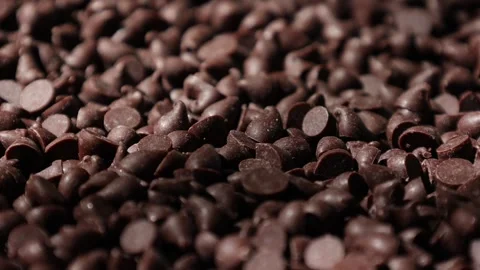 Brown chocolate chip texture background Stock Footage 302539634