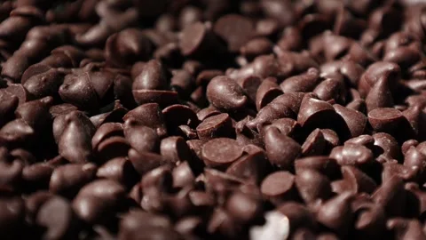 Brown chocolate chip texture background Stock Footage 302539635