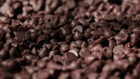 Brown chocolate chip texture background Stock Footage 302539660