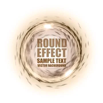 Brown circle 스톡 일러스트