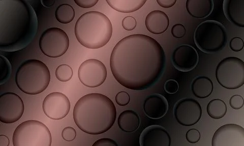 Brown circles abstract geometric pattern background. texture backdrop. Illustrazione stock